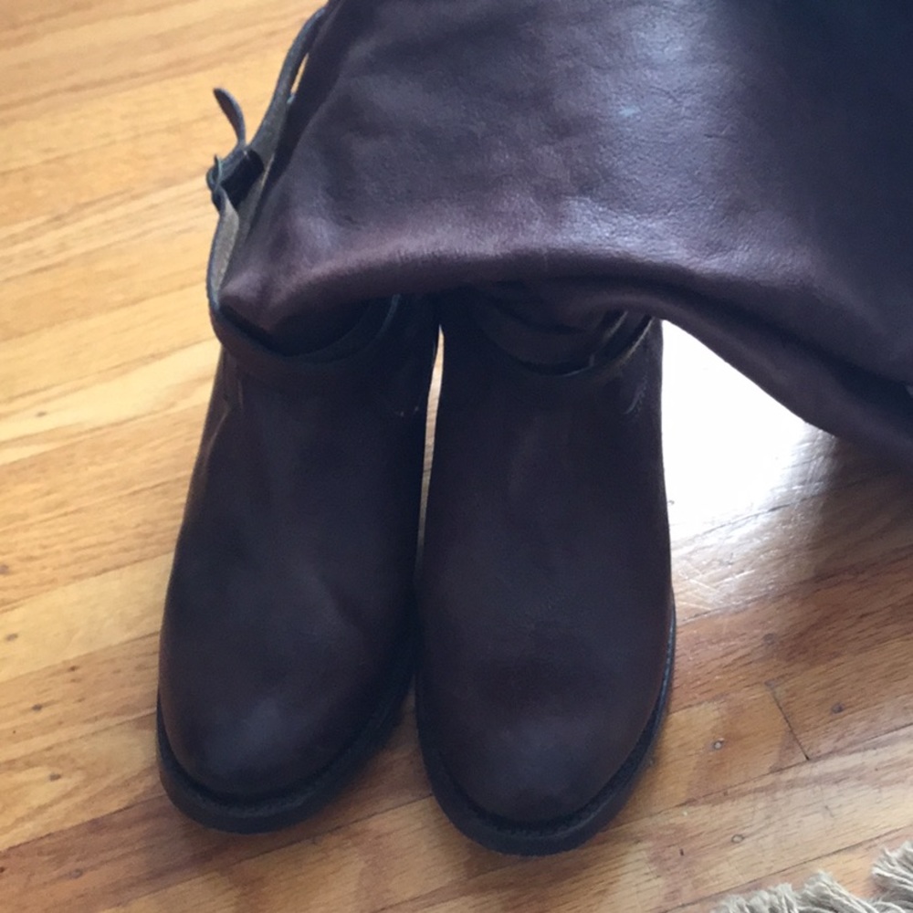 Frye 10m knee high leather pull on - Picture 4 of 8